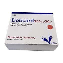 Добутамин Добкард Dobcard (dobutamine) р-р д/ин амп 250мг/20мл в Салавате и области фото